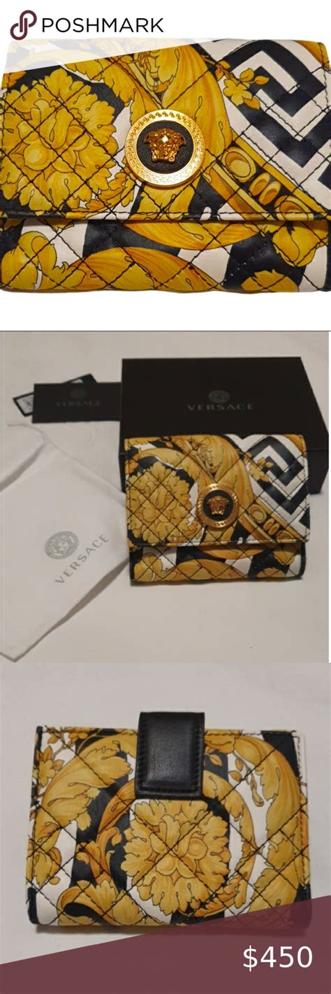 versace women's wallets|versace tribute wallet.